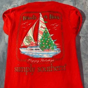 long sleeved simply southern christmas shirt